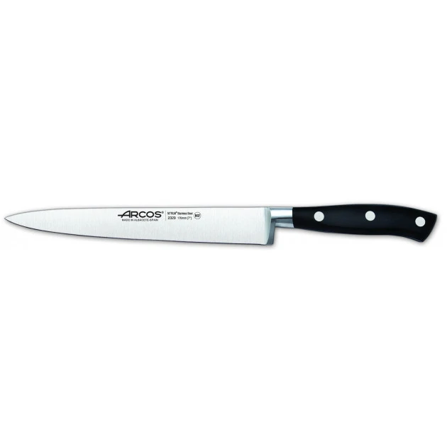 Couteau Filet De Sole 17 Cm Arcos RIVIERA Noir