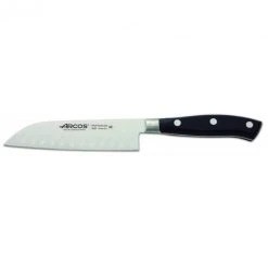 Couteau Santoku Alvéolé 14 Cm Arcos RIVIERA Noir
