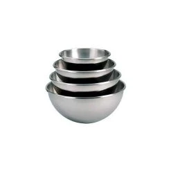 MATFER Cul De Poule Ø 30 Cm Bassine 1/2 Ronde Inox
