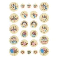 Décors Chocolat Blanc Licorne 24 Pièces Chocolatree Valrhona