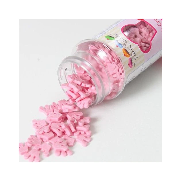 Décors En Sucre Petites Couronnes Roses 45 G Funcakes – Image 2