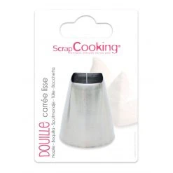Douille Carrée Lisse En Inox ScrapCooking