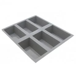 Elastomoule à Cake - 6 Empreintes 21 X 17,6 Cm - Silicone De Buyer