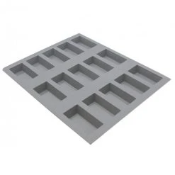 Elastomoule Financier - 15 Empreintes 21 X 17,6 Cm - Silicone De Buyer