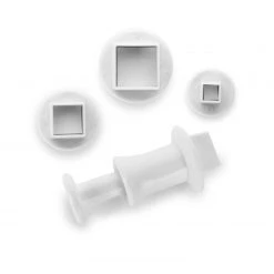 Emporte-Pièce Avec Poussoir Carré (x3) Ibili