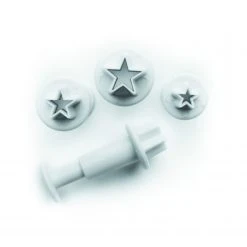Emporte-Pièce Avec Poussoir Étoile (x3) Ibili