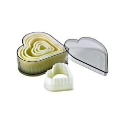 MALLARD FERRIERE Emporte Pièce Coeur Cannelé Polyglass (x7)