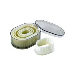 MALLARD FERRIERE Emporte Pièce Ovale Cannelé Polyglass (x7)