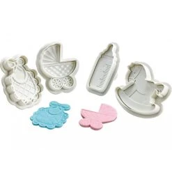 MALLARD FERRIERE Emporte Pièces Naissance (x4)