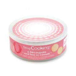 Emporte-Pièces Ronds Cannelés Et Lisses (x6) Scrapcooking