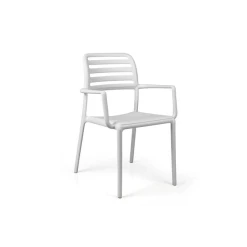 Fauteuil En Polypropylène Costa Bistrot Blanc Nardi