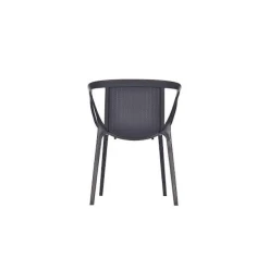 Fauteuil En Polypropylène Effet Chevrons Hop Anthracite Ezpeleta