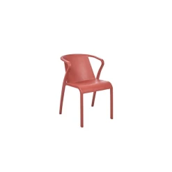 Fauteuil En Polypropylène Fado Brique Ezpeleta