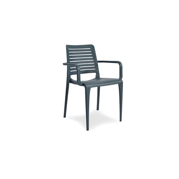 Fauteuil En Polypropylène Park Anthracite Ezpeleta