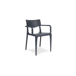 Fauteuil En Polypropylène Town Anthracite Ezpeleta