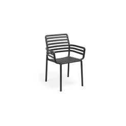 Fauteuil En Résine Doga Anthracite Nardi