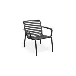 Fauteuil Relax En Résine Doga Anthracite Nardi
