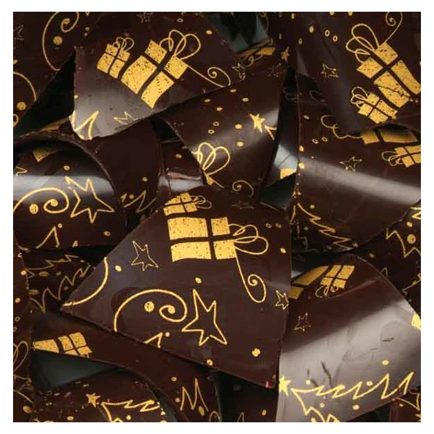 Feuille Transfert Chocolat Cadeaux 250x400 Mm (x3) Florensuc