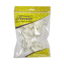 Fleur Azyme Bio Rose Blanche 4 Cm X6 Florensuc