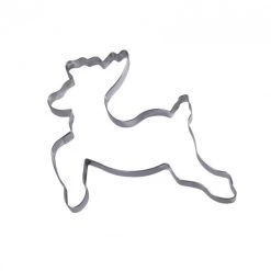 Forme Grand Sablé Renne Inox Moule - Découpoir Gobel