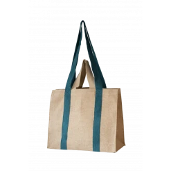 Grand Sac Cabas En Fibre De Jute Pebbly