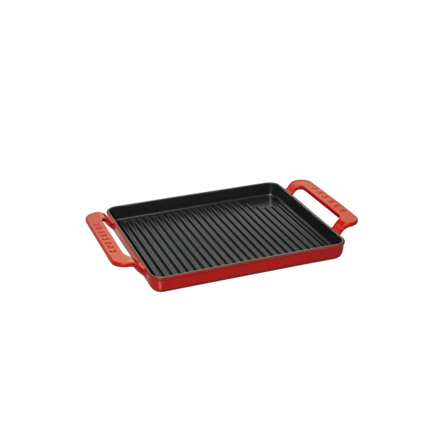 Gril En Fonte Rectangulaire 35 X 22 Cm Rubis Chasseur