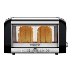 Grille Pain Inox Et Verre VISION Noir Magimix