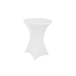 Housse Pour Mange-Debout Blanche Congrès Lyrose