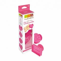 SCRAPCOOKING Kit 4 Découpoirs à éjecteurs Pour Biscuits Maison