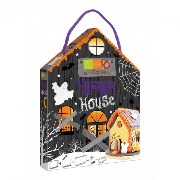 Kit 5 Emporte-pièces Inox Halloween Horror House ScrapCooking