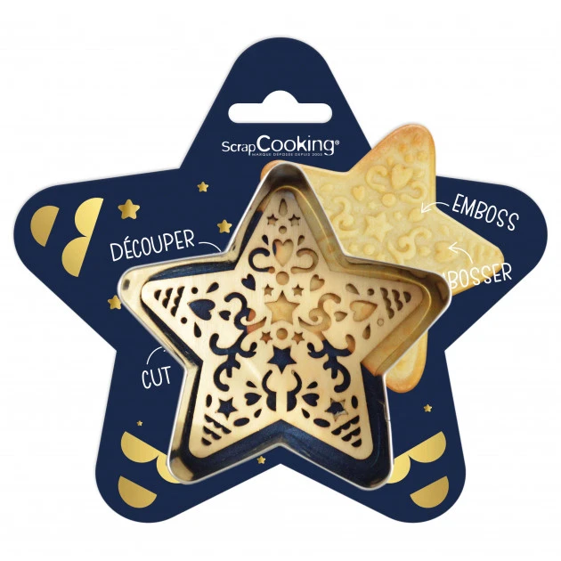 Kit Biscuit De Noël Étoile 8,8 Cm Scrapcooking