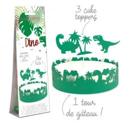 Kit Décor Gâteau Dinosaure (4 Pièces) Scrapcooking
