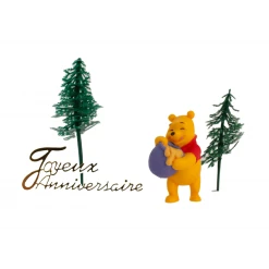 GATODECO Kit Décor Gâteau Winnie L'Ourson (4 Pièces)