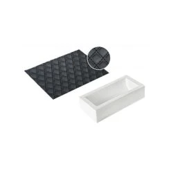 Kit Moule à Bûche Et Tapis Décor Matelassé SilikoMart Professional