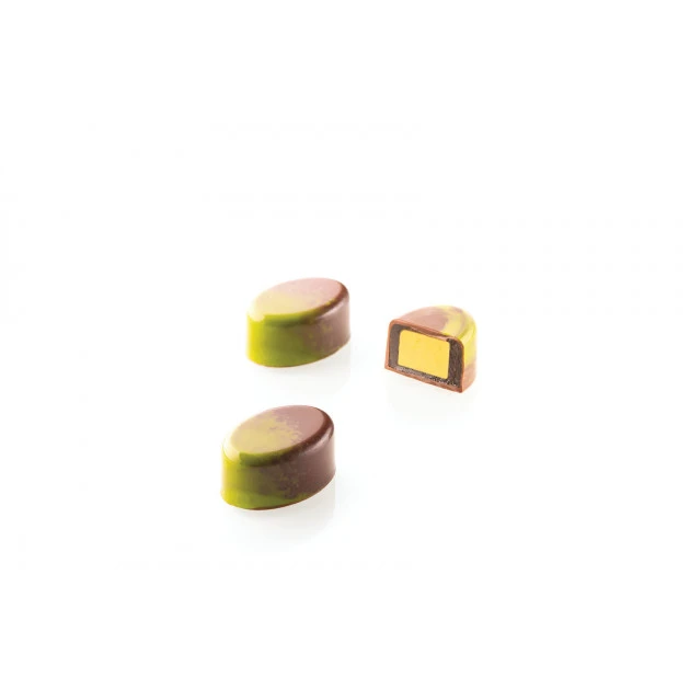 Kit Moule Chocolat Ovale Avec Insert (x24) Chocado Silikomart â Image 2