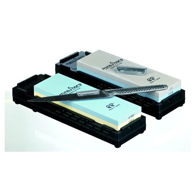 Global Kit Pierre Ă Aiguiser Duo Grains Gros Moyen