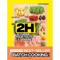 HACHETTE CUISINE Livre De Recettes En 2H Je Cuisine Light Pour Toute La Semaine, Hachette