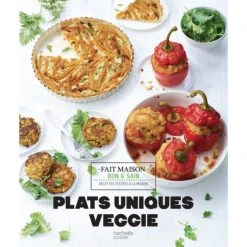 HACHETTE CUISINE Livre De Recettes Plats Uniques Veggie, Chez Hachette