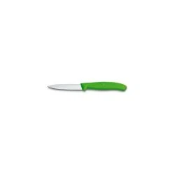 Lot 2 Couteaux D'Office 8 Cm Vert Swiss Classic Victorinox