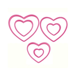 Lot De 6 Emporte-Pièces Cœur Wilton