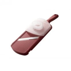 Mandoline Réglable Lame Céramique Avec Protège Doigts Kyocera Rouge