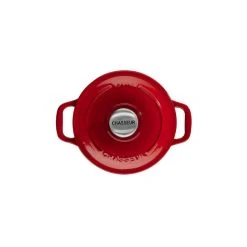 Mini Cocotte En Fonte Ronde 12 Cm Rubis Chasseur
