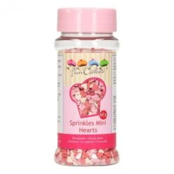 Mini Coeurs En Sucre Rose/Rouge/Blanc 60g Funcakes