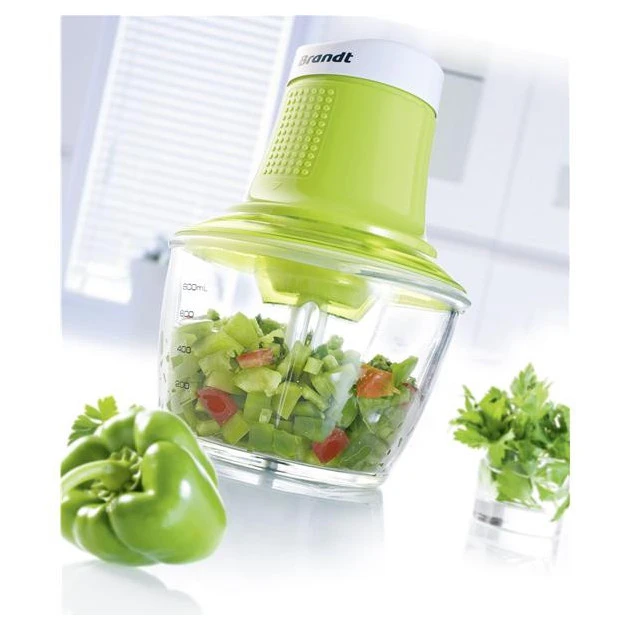 Mini Hachoir Electrique 1L Vert Et Blanc Brandt – Image 3