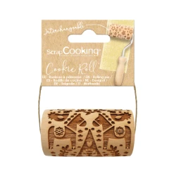 Mini Rouleau à Pâtisserie Empreinte Noël 7 Cm Scrapcooking