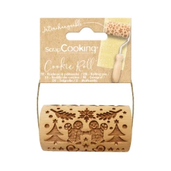 Mini Rouleau à Pâtisserie Empreinte Pain D'Epices 7 Cm Scrapcooking