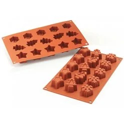 MALLARD FERRIERE Moule 15 Sujets Noël En Silicone