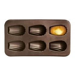Moule 6 Madeleines XXL Anti-Adhésif Gobel