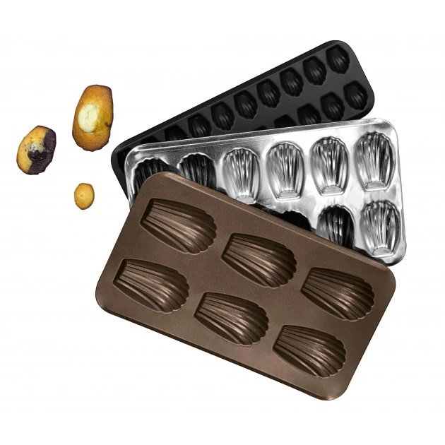 Moule 6 Madeleines XXL Fer Blanc Gobel – Image 2