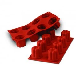 Silikomart Moule à Bavarois Ø 5,7 Cm Silicone Souple Professionnel